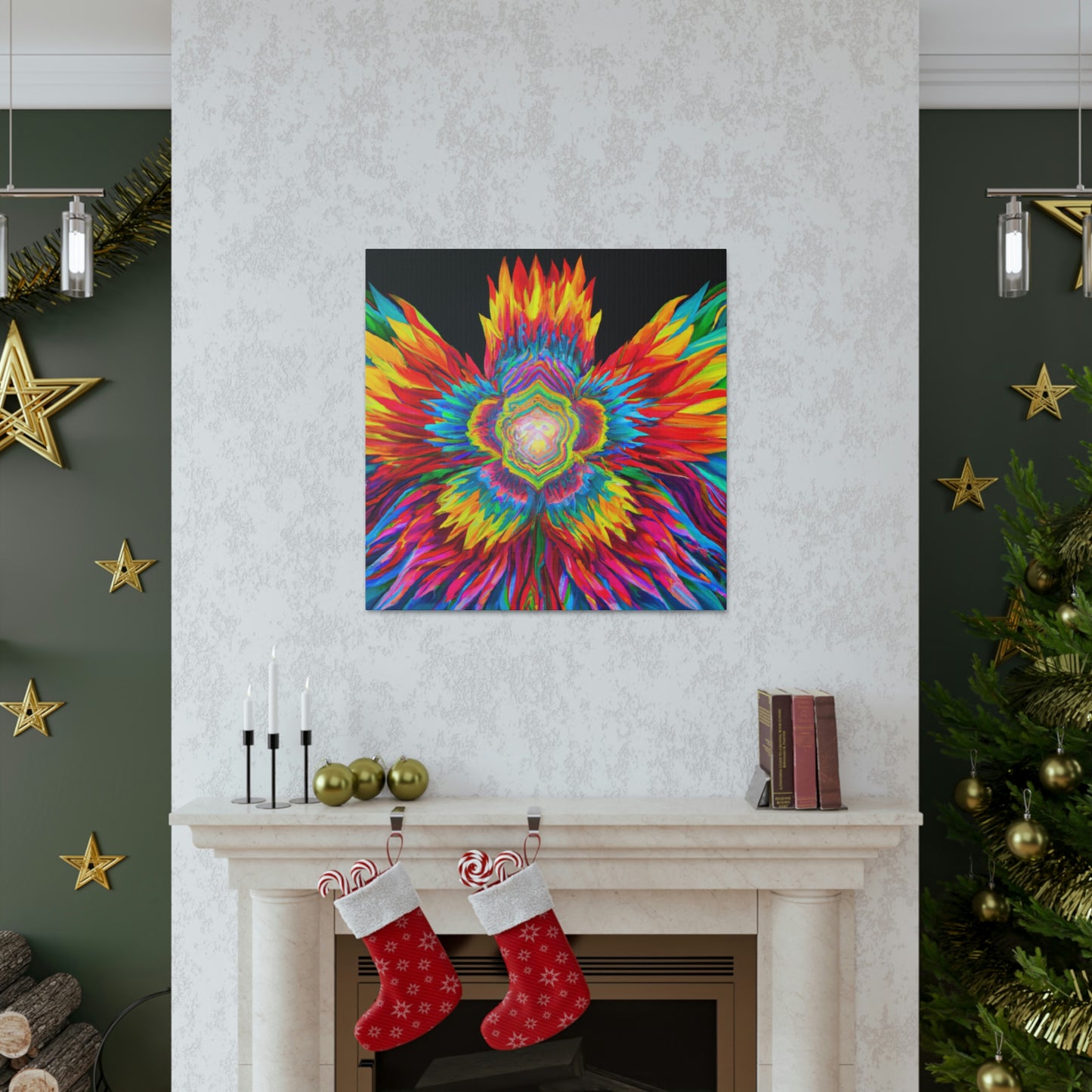 Vivid Botanica. - Canvas