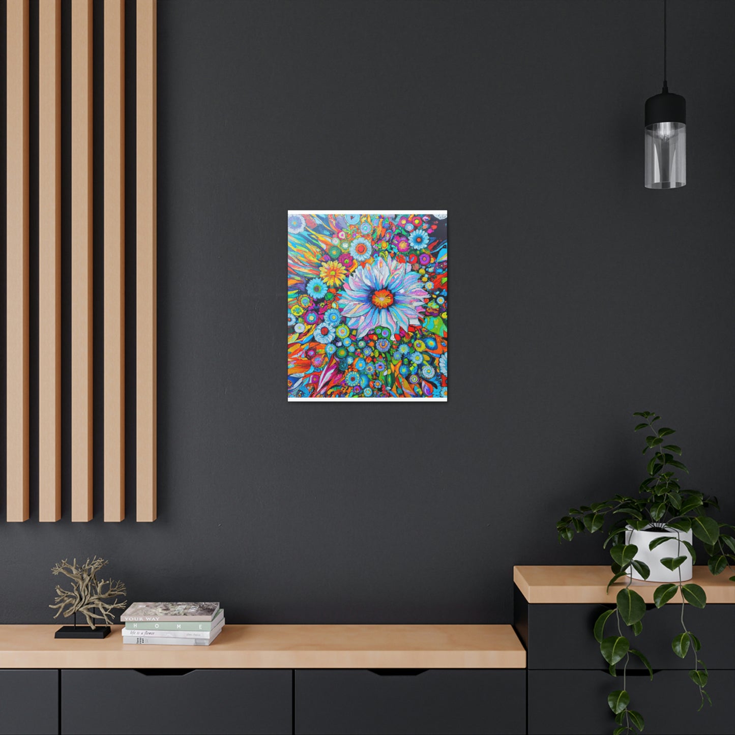 Vibrant Blooms. - Canvas