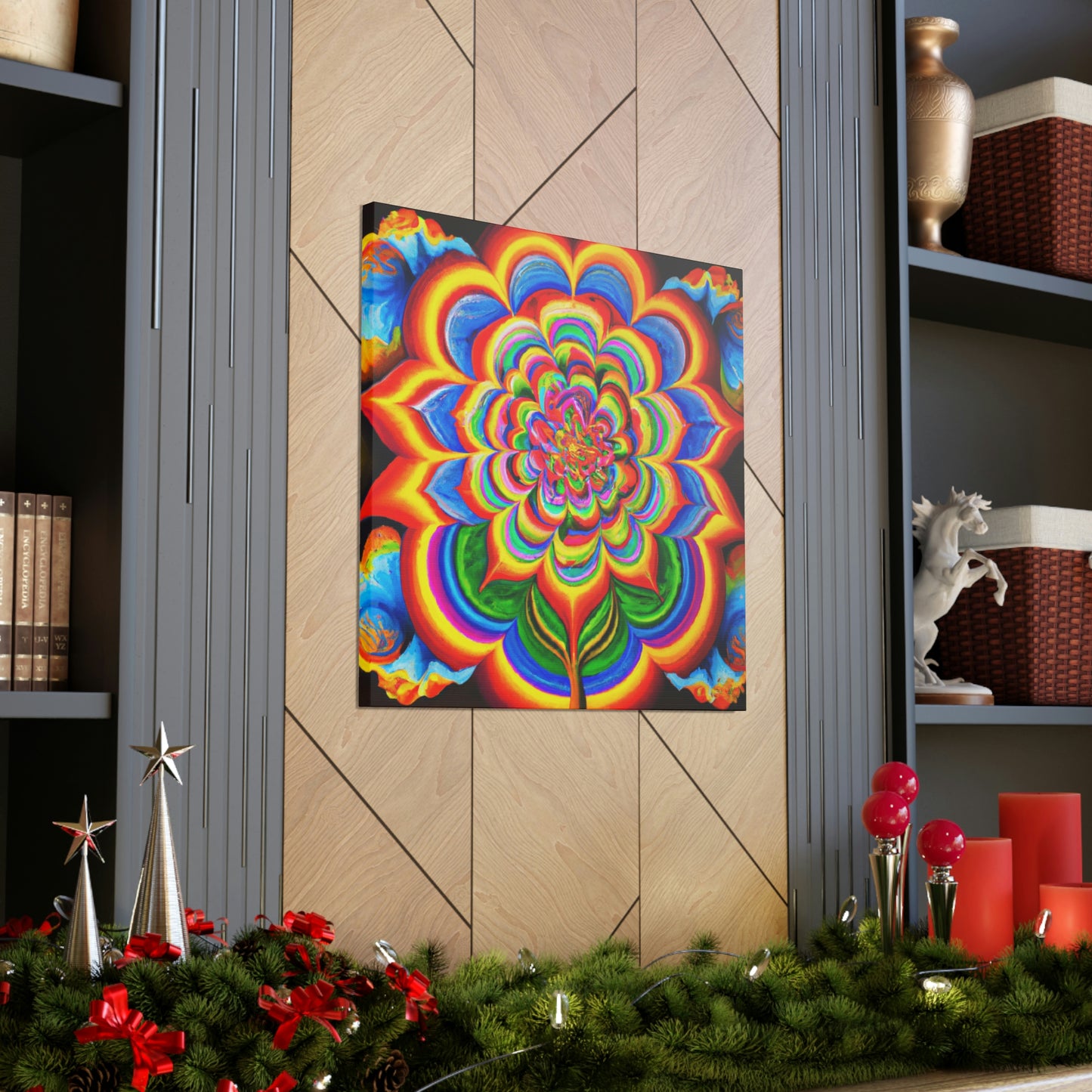 "Vibrant Blooms" - Canvas