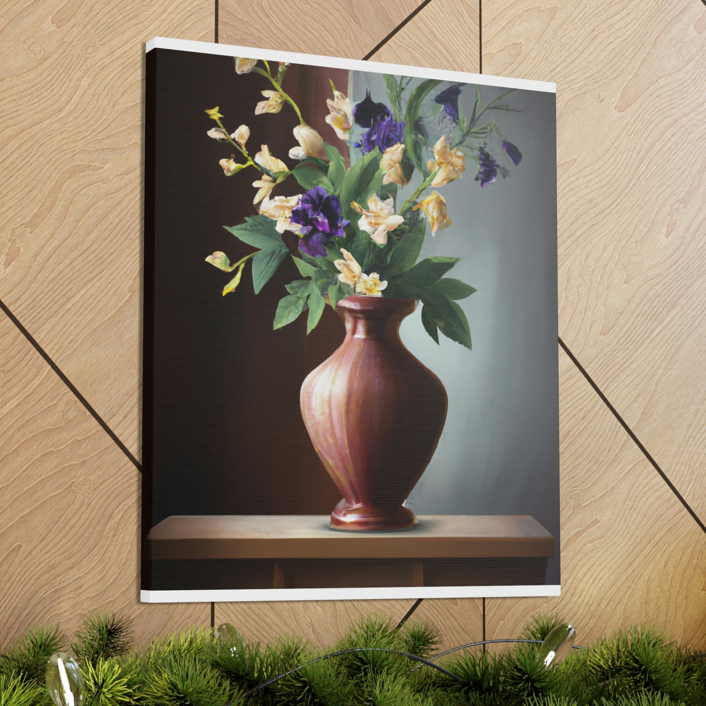 "Intricate Floral Weave." - Canvas