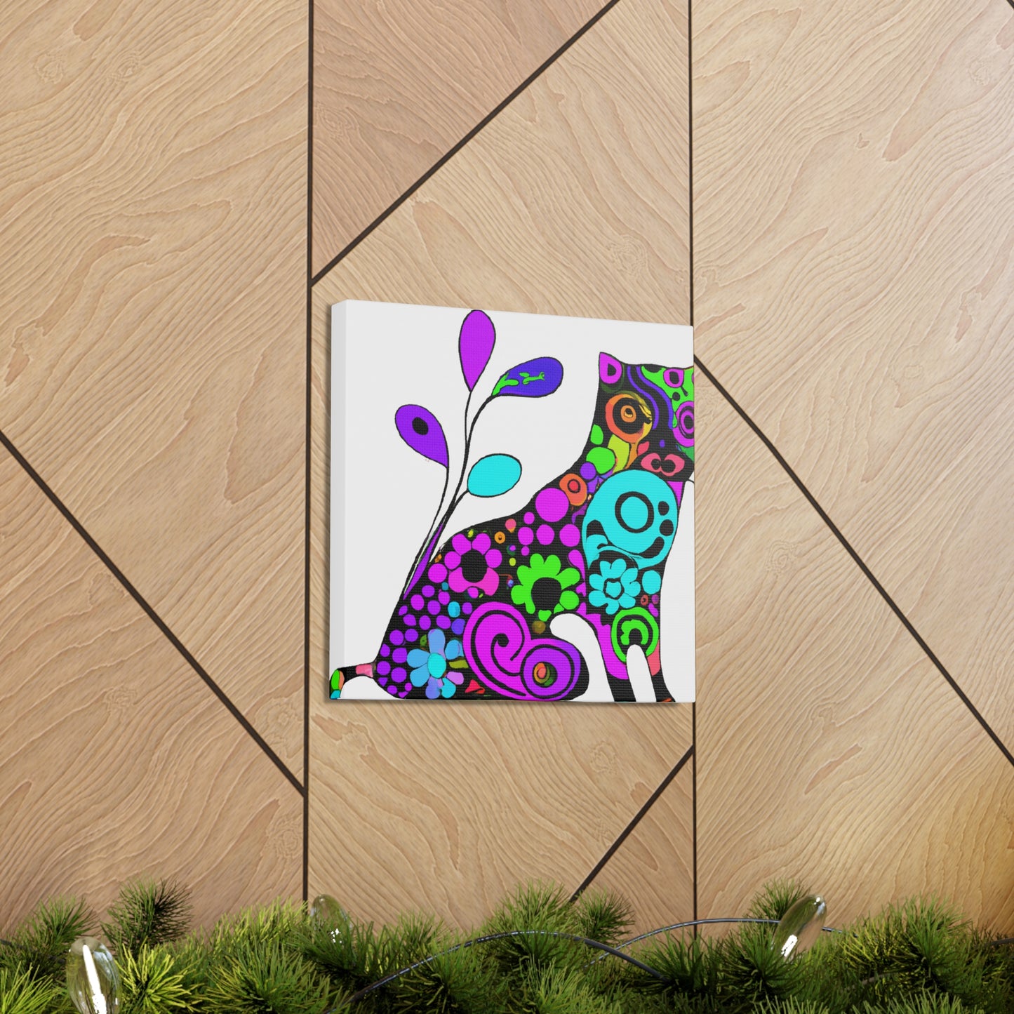 Flora Feline - Canvas