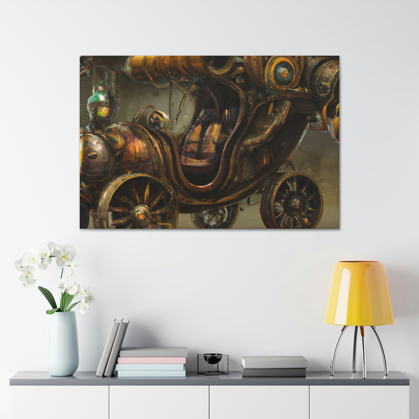 Steampunk Motorcar - Canvas