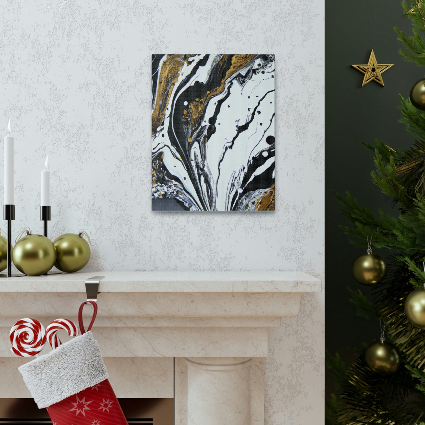 Gilded Flux Art. - Canvas