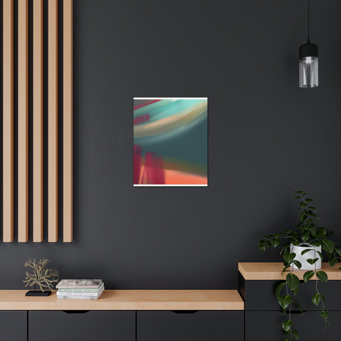 Vibrant Bloom. - Canvas