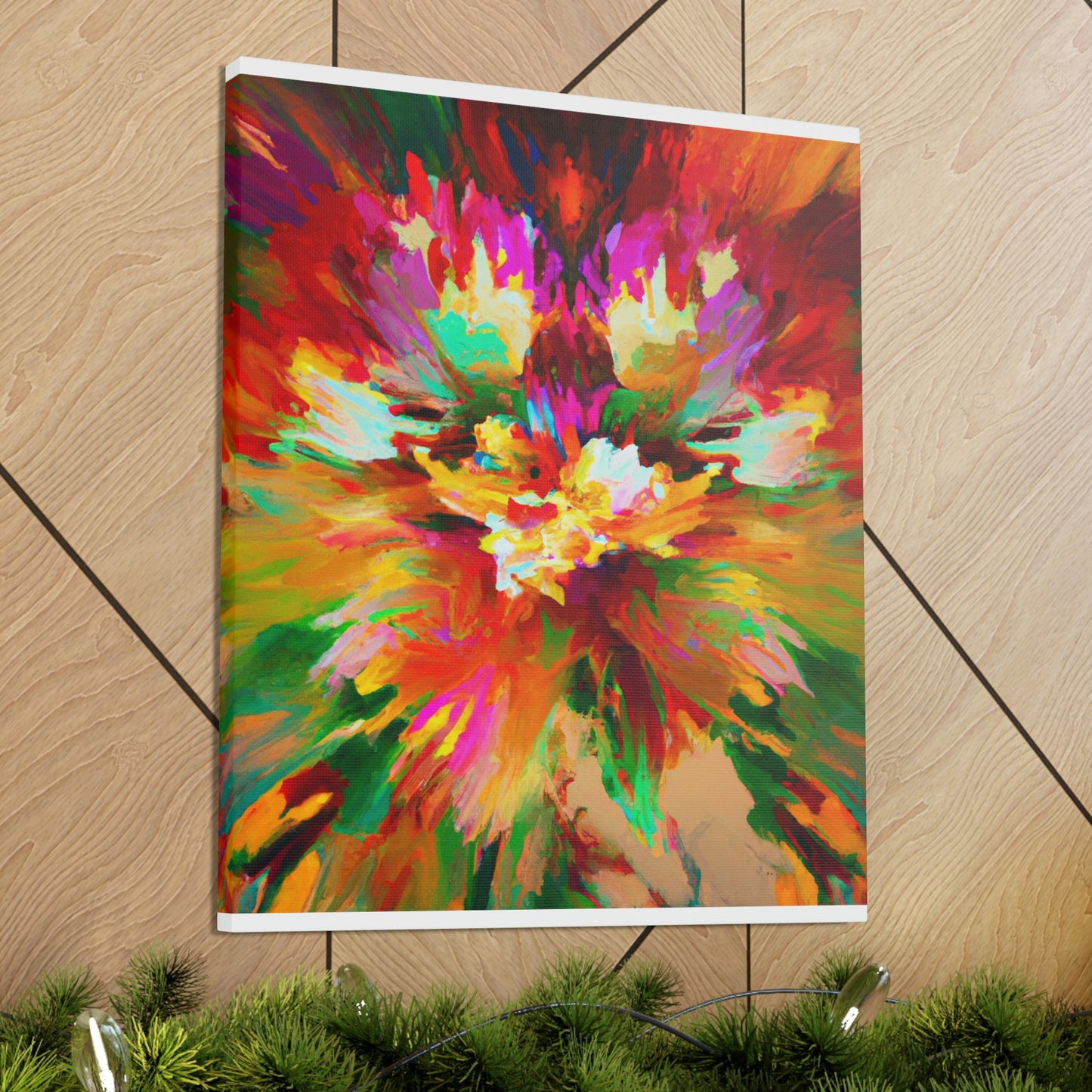 Illuminated Bloom. - Canvas