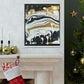 Golden Flux Swirls - Canvas
