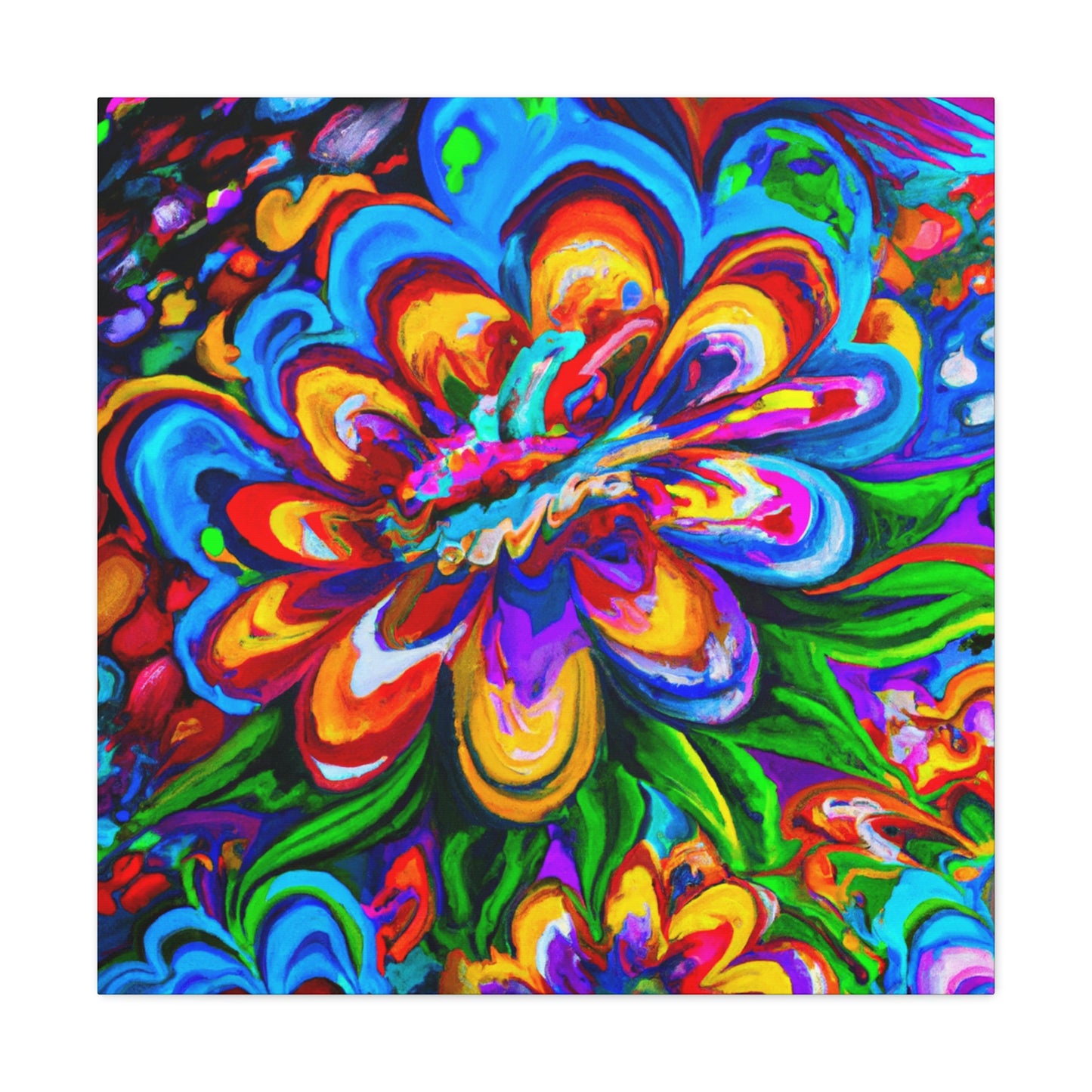 Fantasy Flora. - Canvas