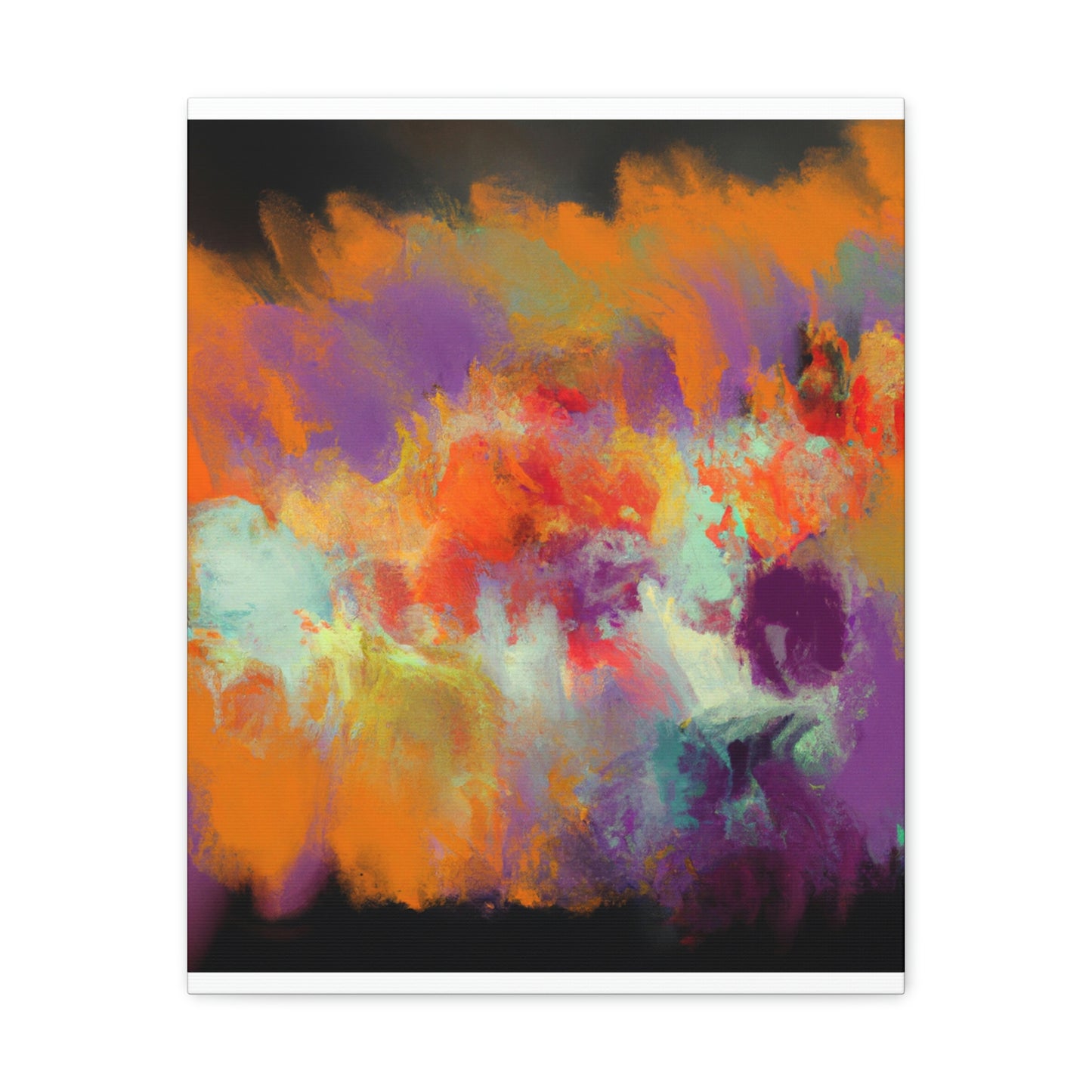 Coral Sparkle. - Canvas