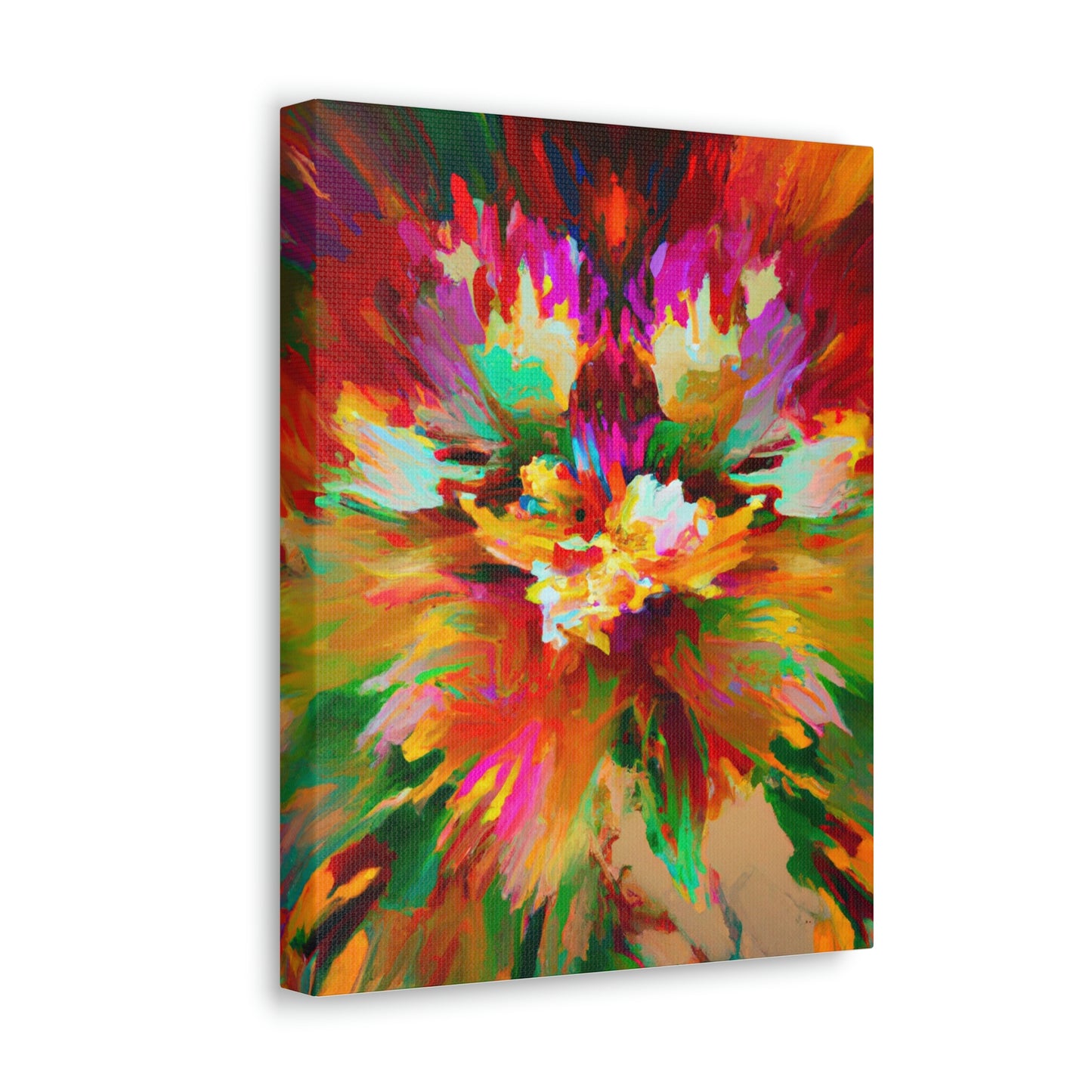 Illuminated Bloom. - Canvas