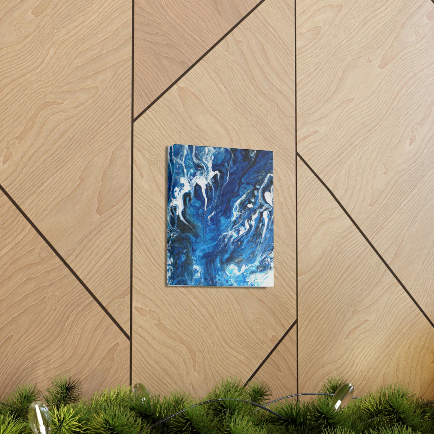 Aqua Tide. - Canvas