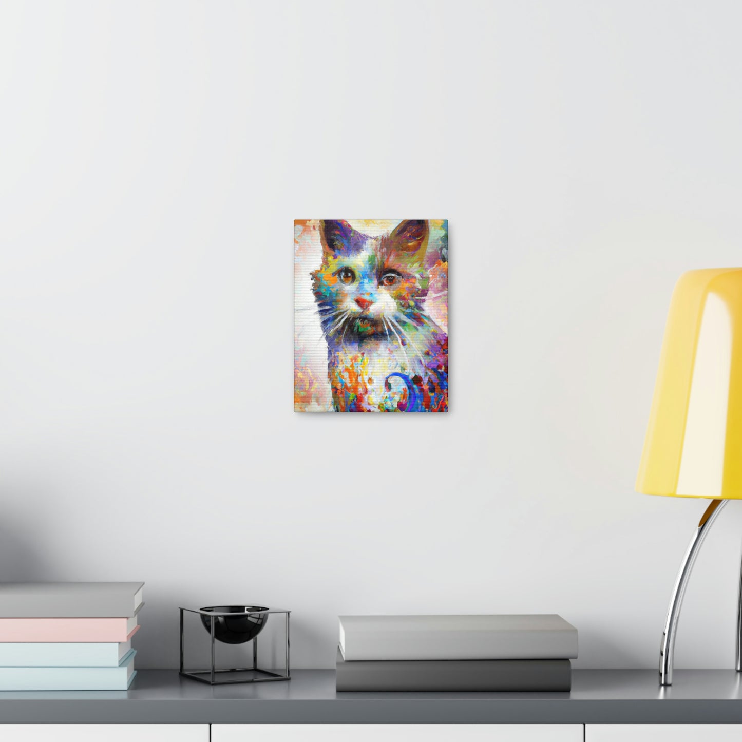 Bloomy Feline! - Canvas