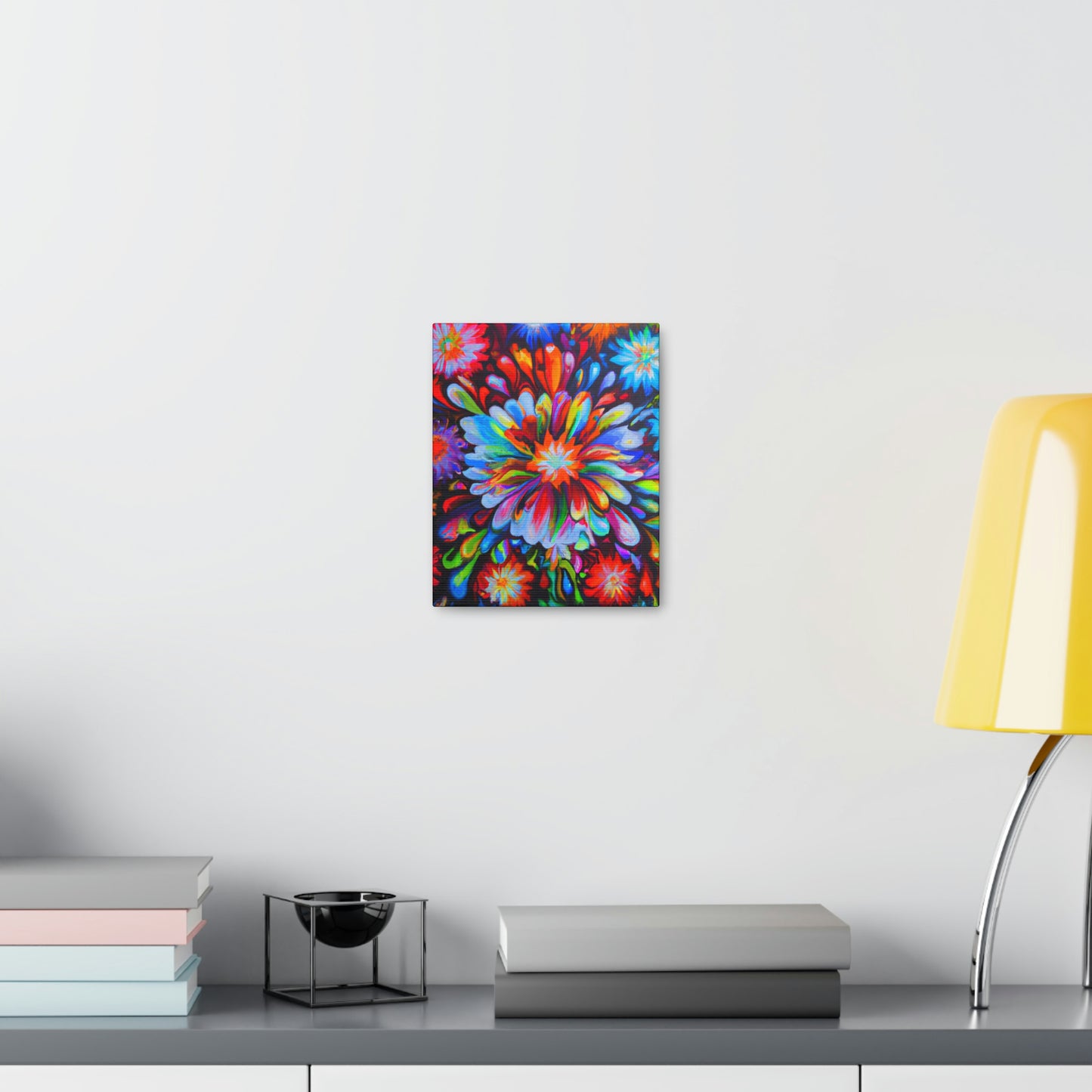 Vivid Floralscape. - Canvas