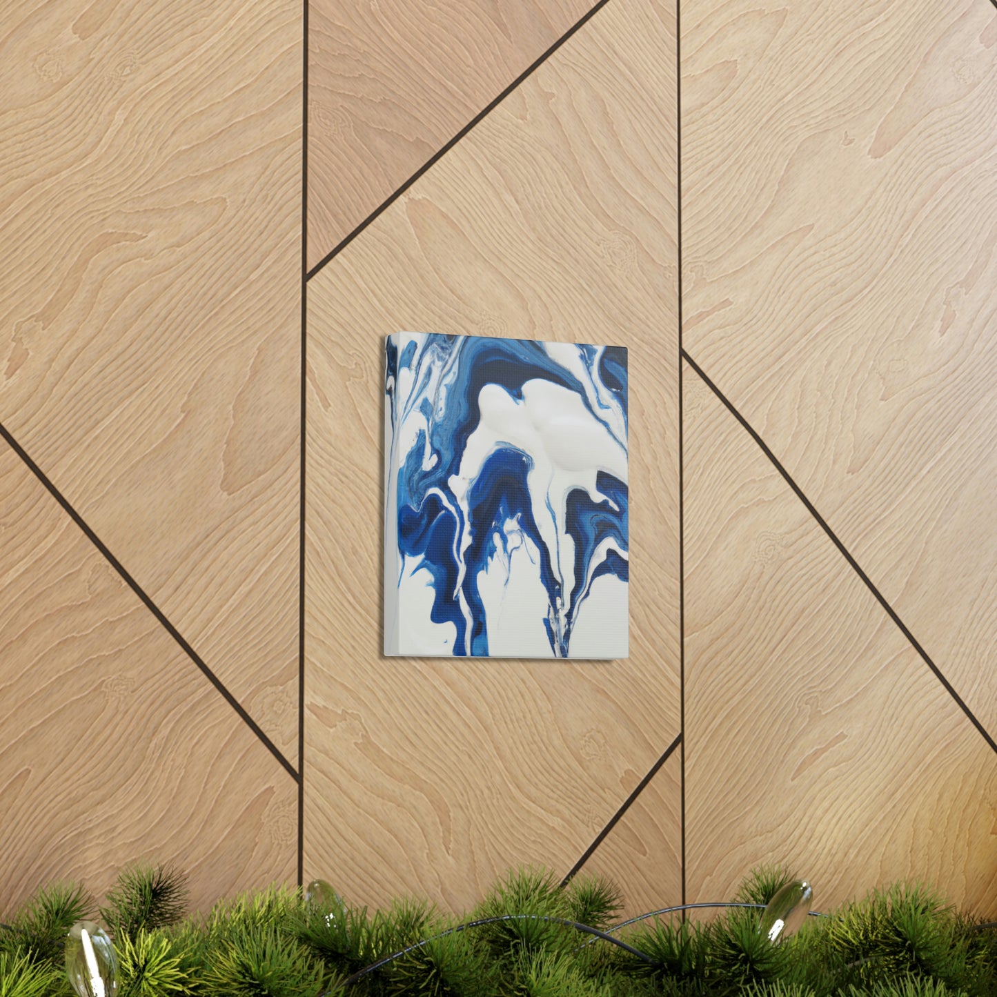 Blue Flux. - Canvas