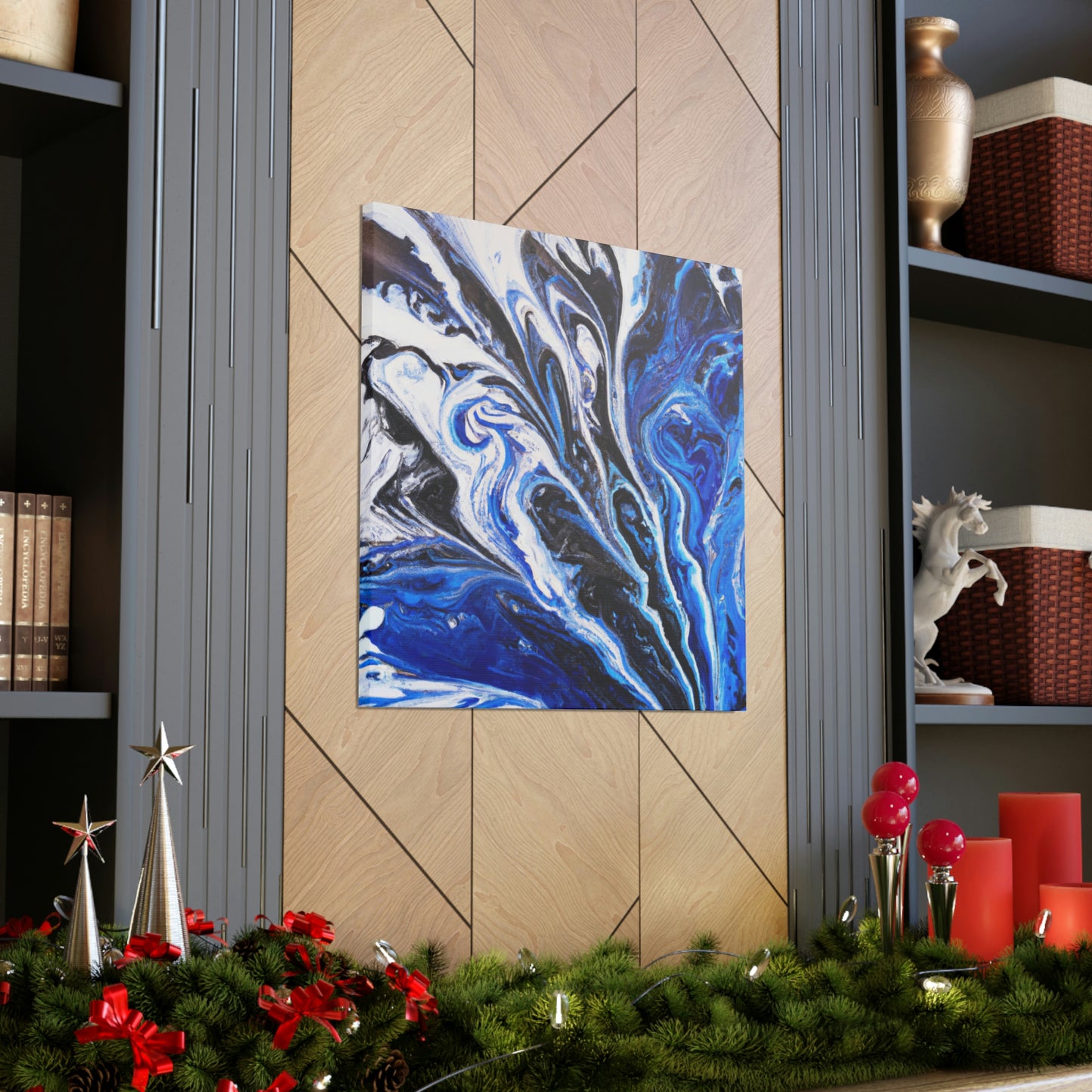 Mystic Azure. - Canvas