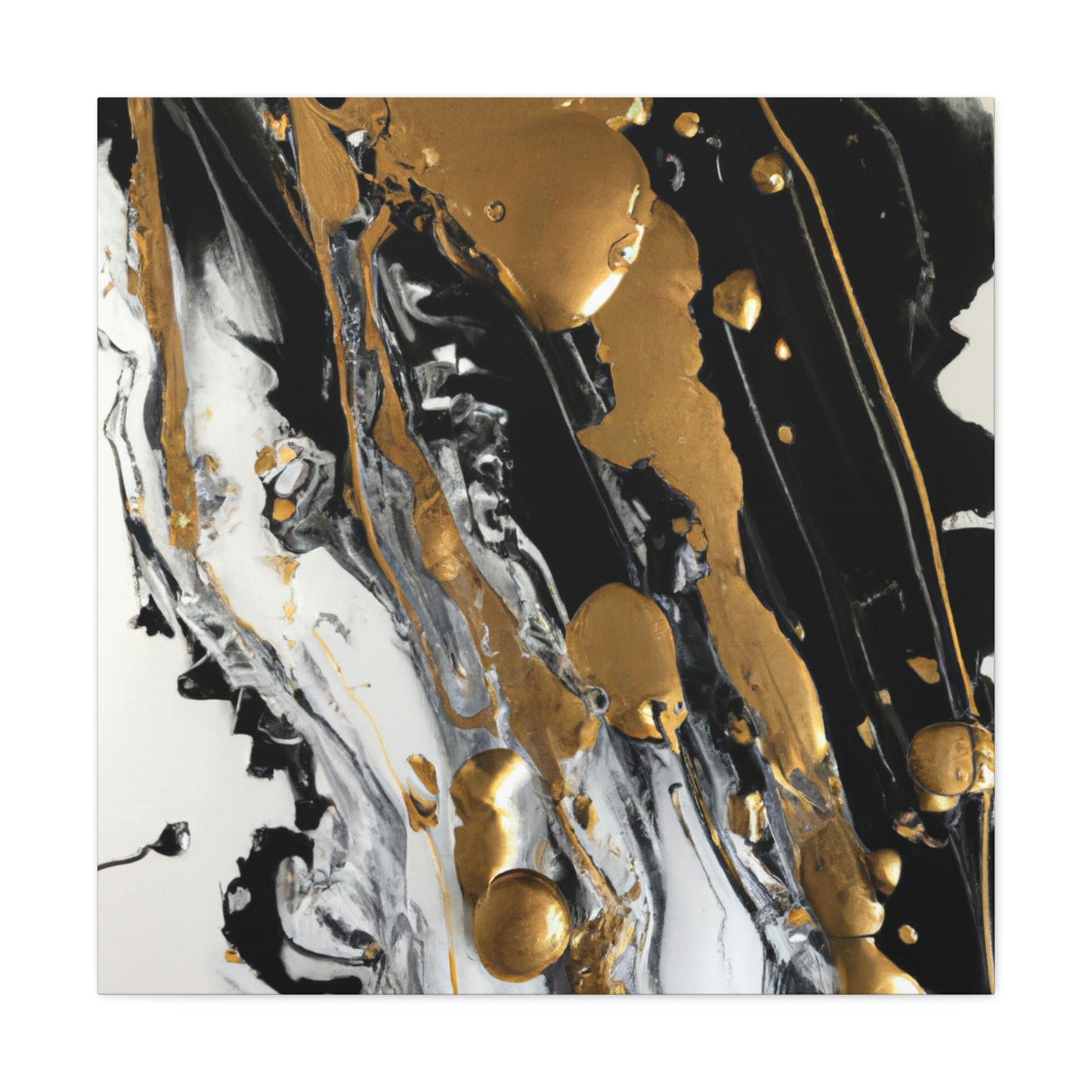 Glittering Noir Luxe - Canvas
