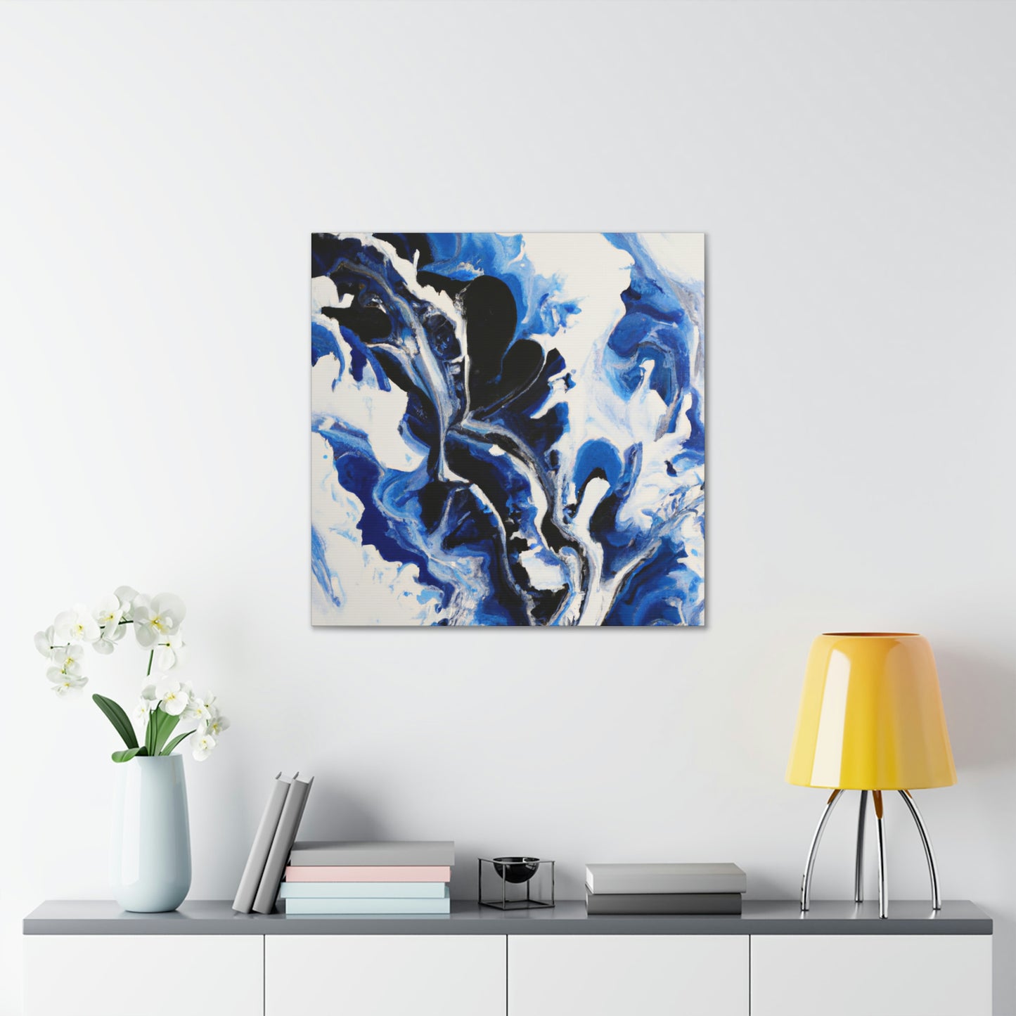 "Blue Bloom" - Canvas