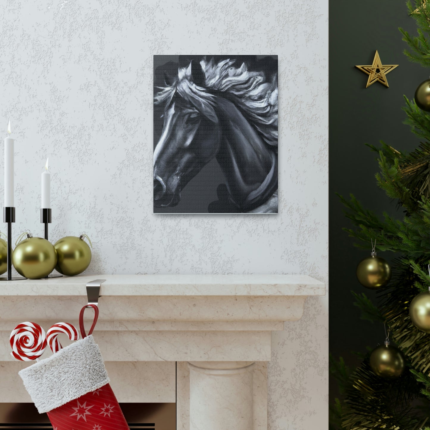 Equine Lattice - Canvas