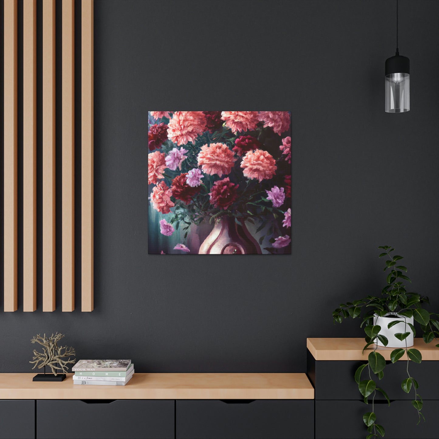 "Flower Vase Bliss." - Canvas