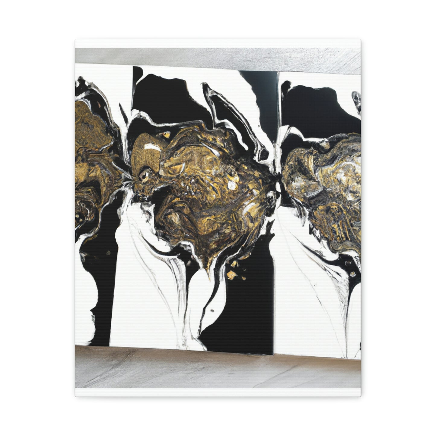 Cosmic Glitter Flow. - Canvas