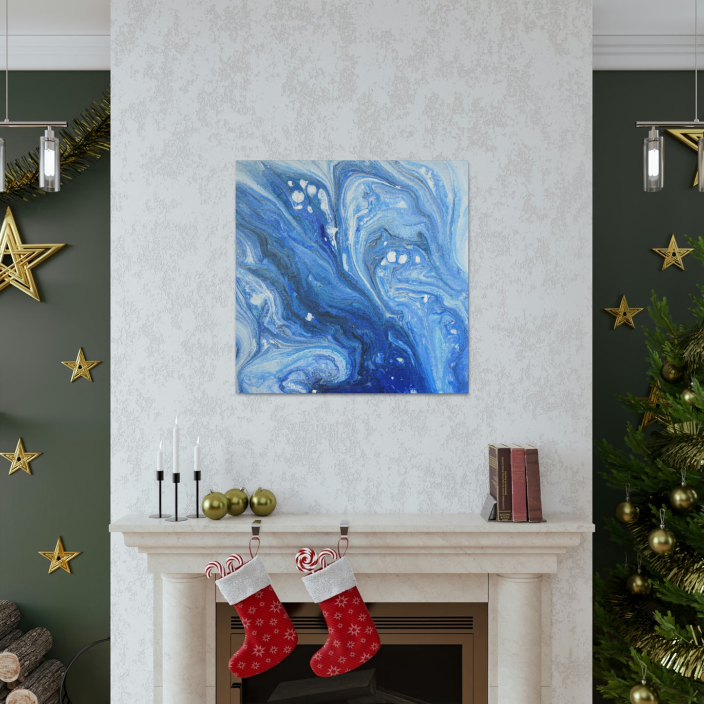 Cosmic Blue. - Canvas