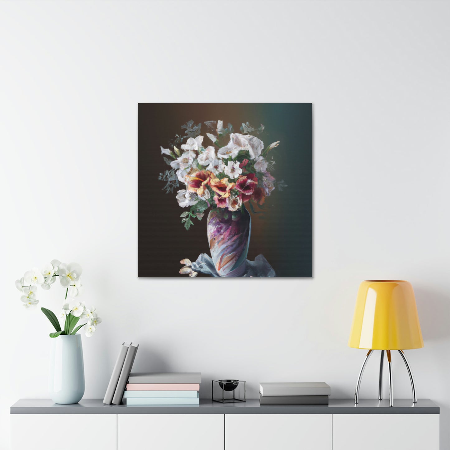 Floral Finesse Dreaming - Canvas