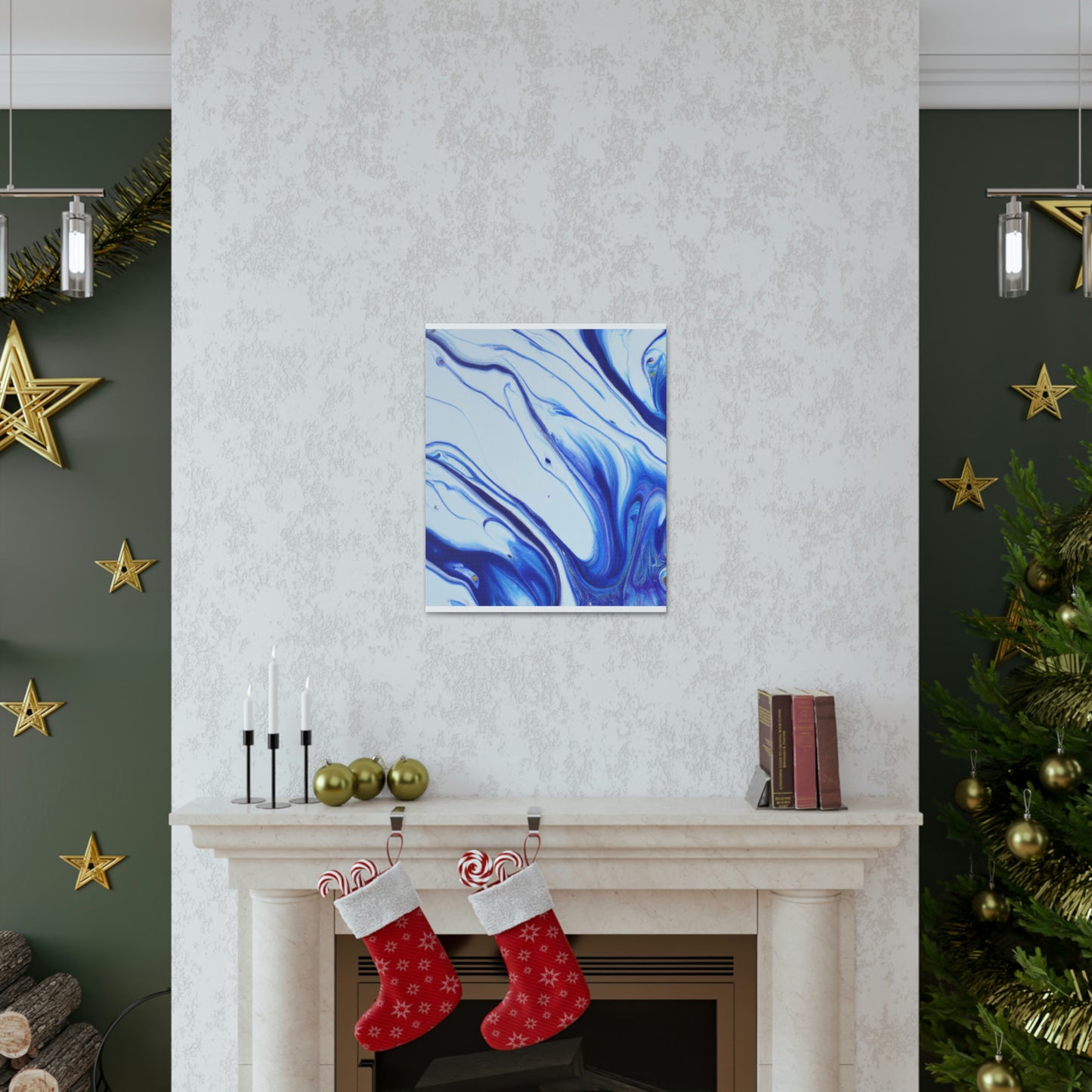 Aqua Sky. - Canvas