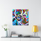Psychedelic Bloom. - Canvas