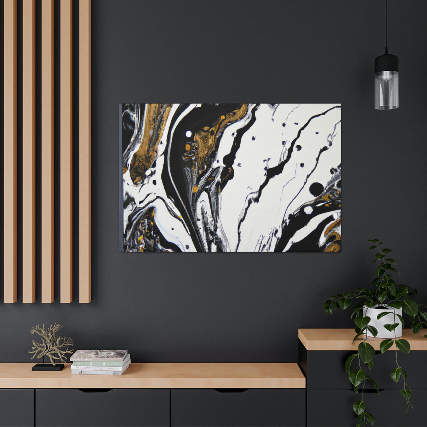 Gilded Flux Art. - Canvas