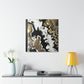 Gold Fluid Cascade. - Canvas
