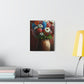 Vibrant Petal Bouquet. - Canvas