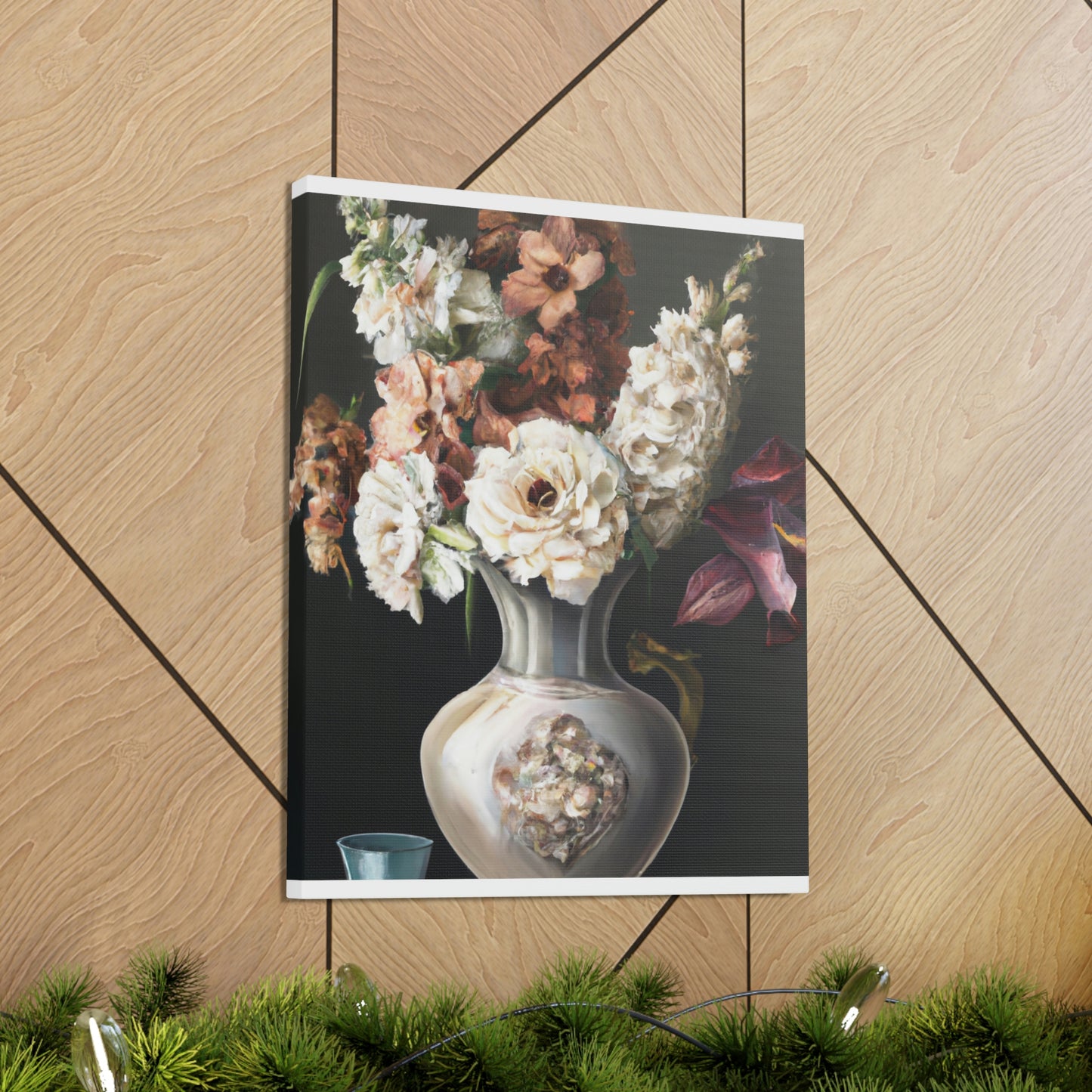 Tender Blooms Brushed. - Canvas