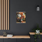 Floral Artistry Vase - Canvas
