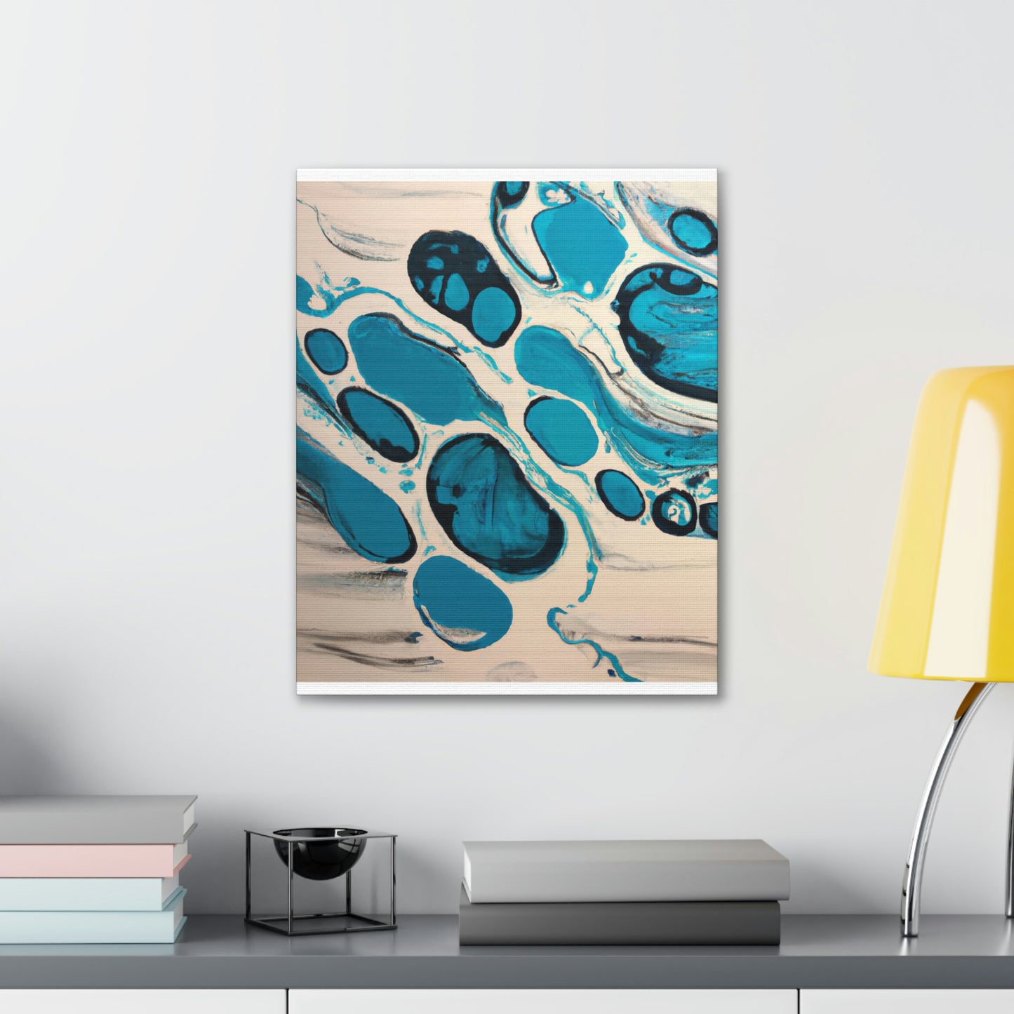 "Aqua Flow" - Canvas