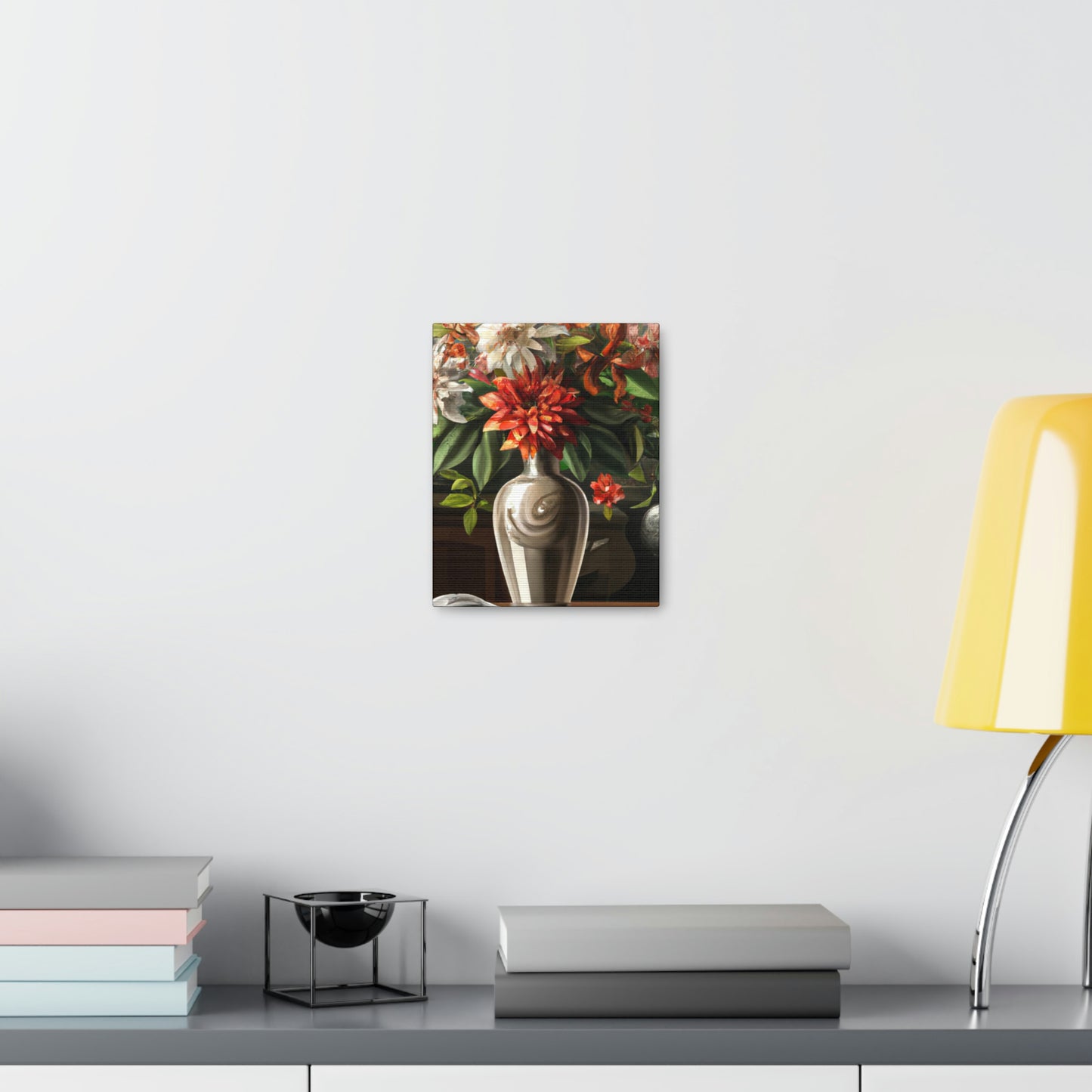 Floral Soiree Scene - Canvas