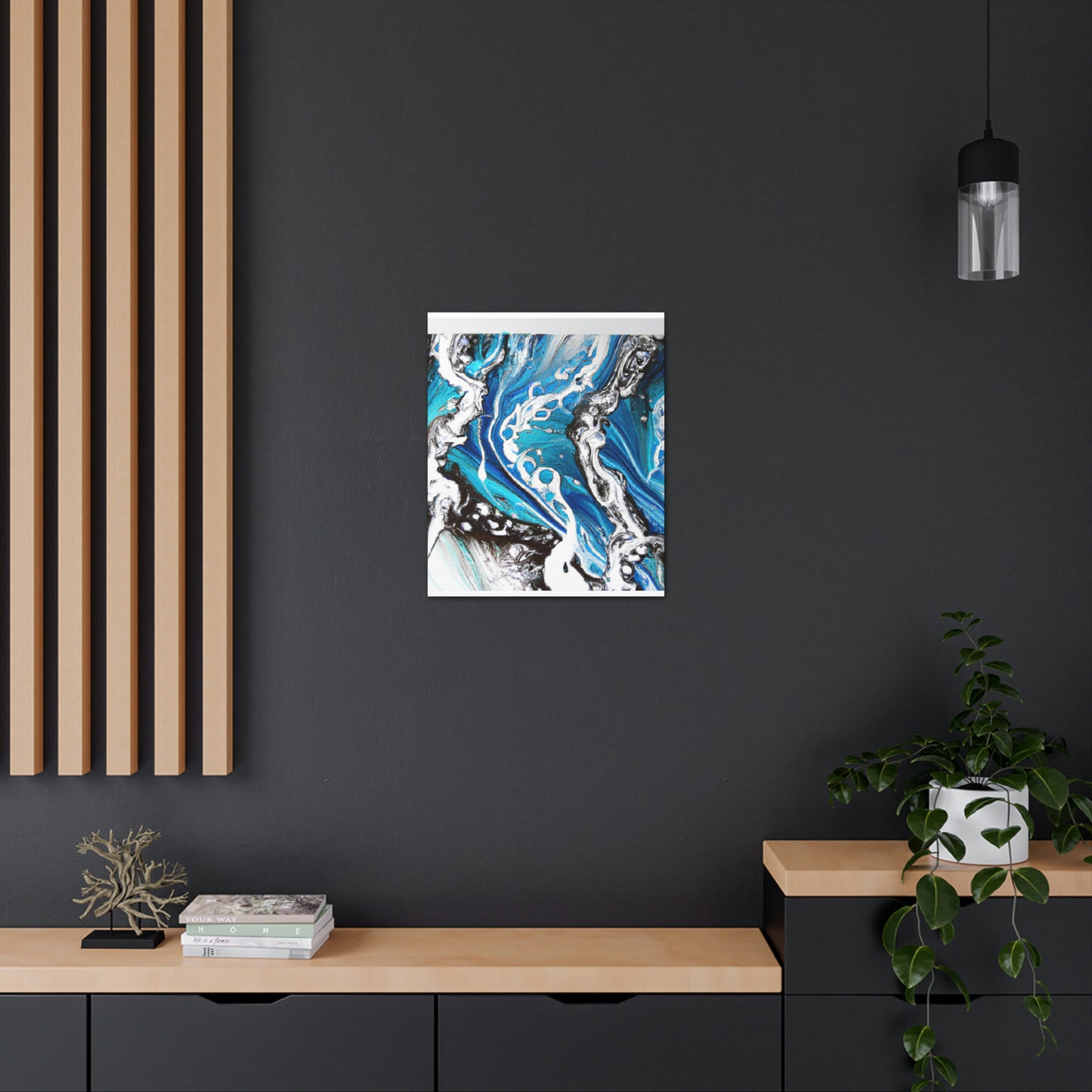 Blue Splendor. - Canvas