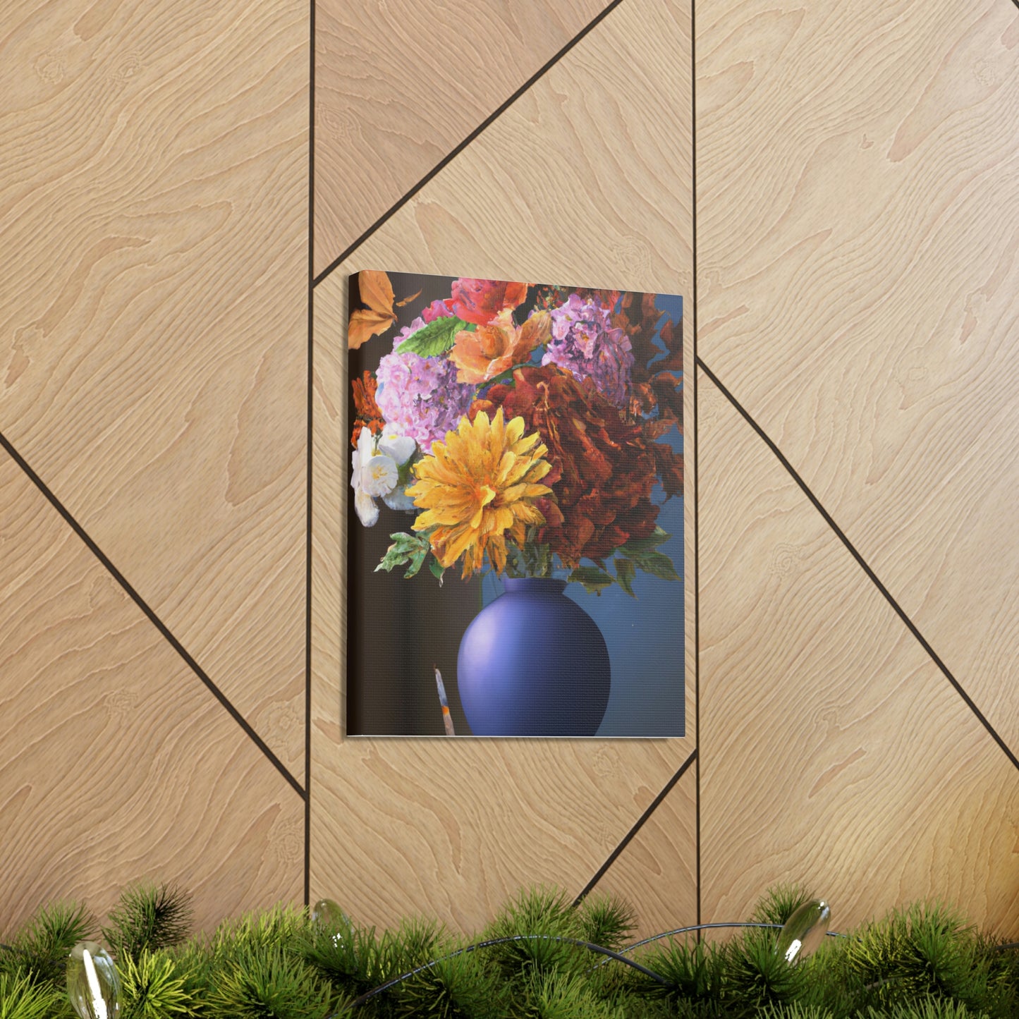 Floral Bloom Brilliance - Canvas