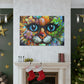 Blissful Cat - Canvas