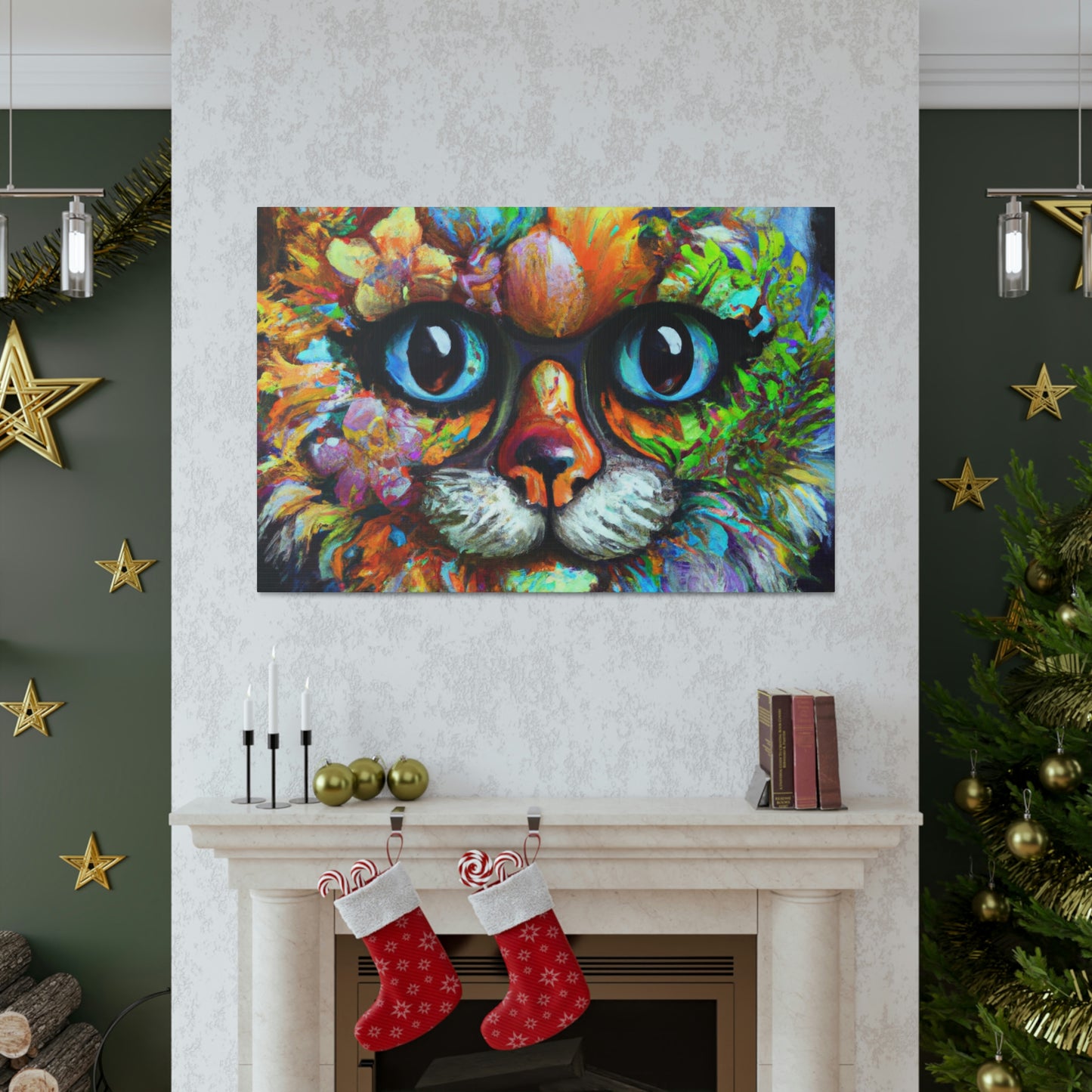 Blissful Cat - Canvas