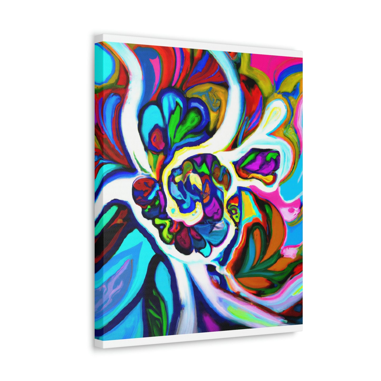 Psychedelic Bloom. - Canvas