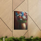 Vibrant Petal Bouquet. - Canvas