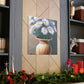 "Flower Vase Delight." - Canvas