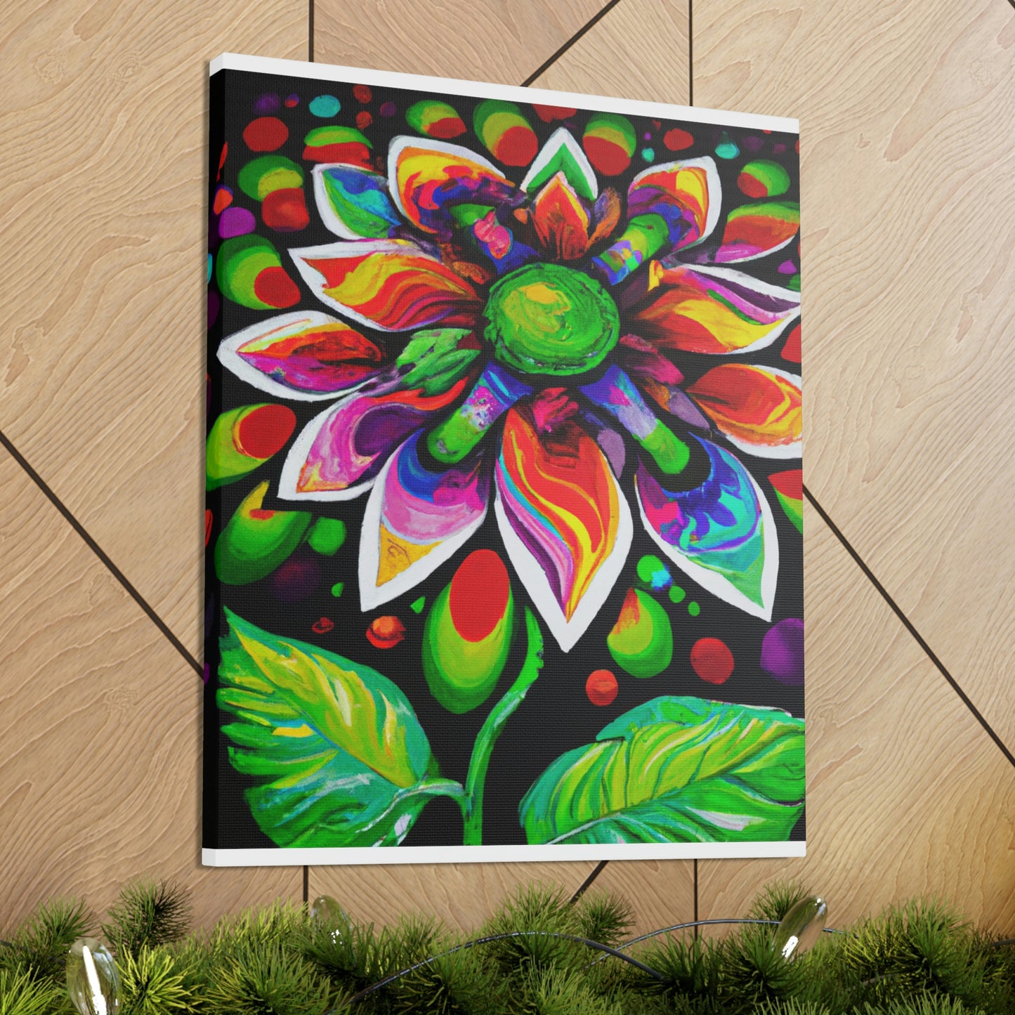 Vibrant Bloom. - Canvas
