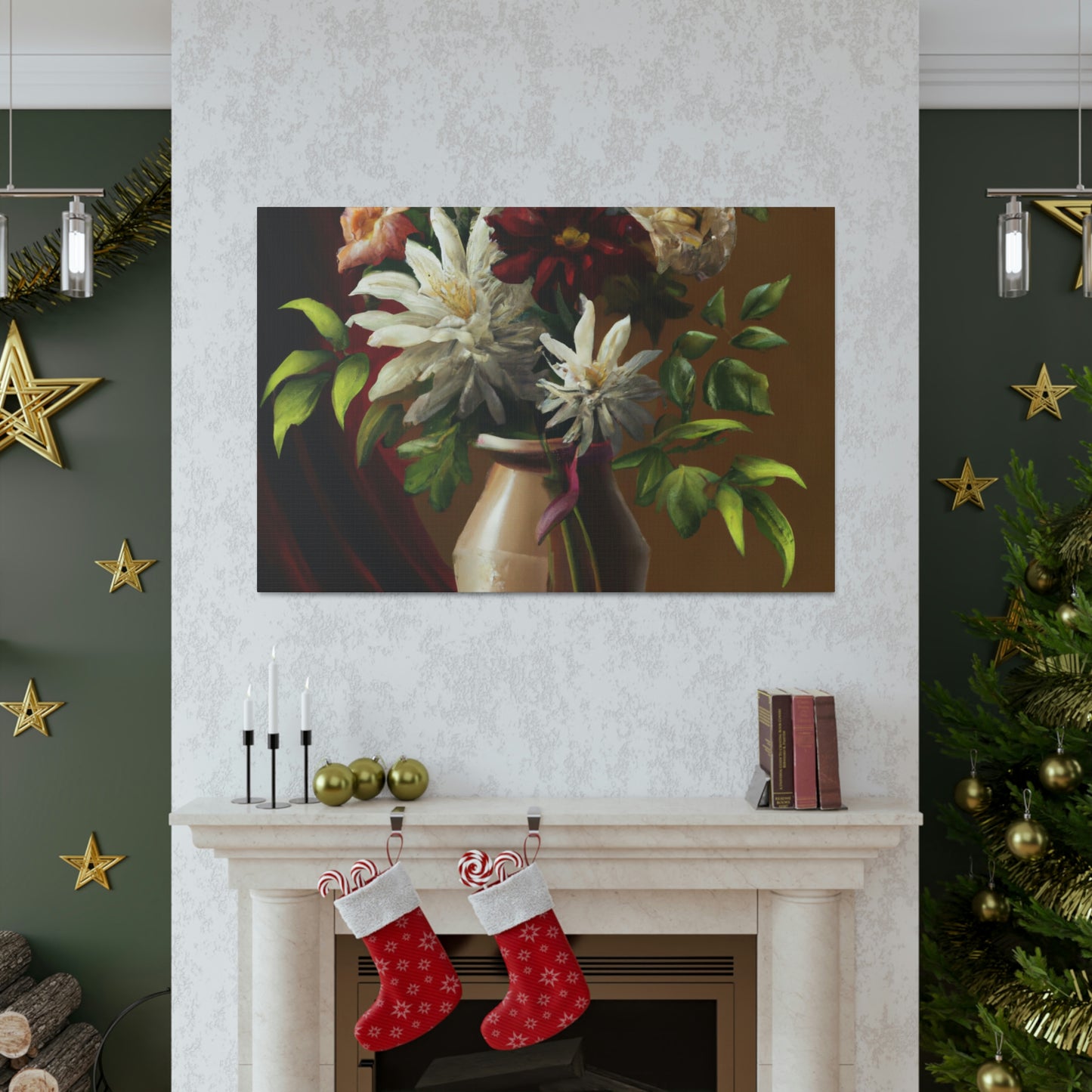 Vibrant Floral Awesomeness. - Canvas