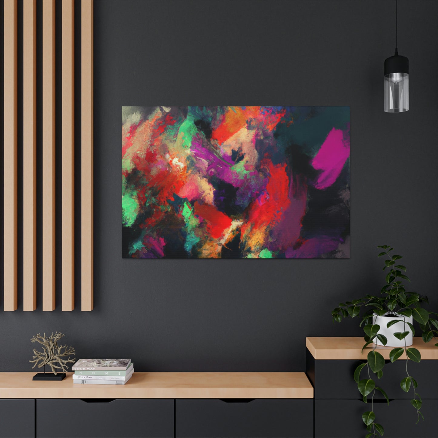 Vivid Vibes. - Canvas