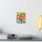 Vivid Floral Vibe. - Canvas