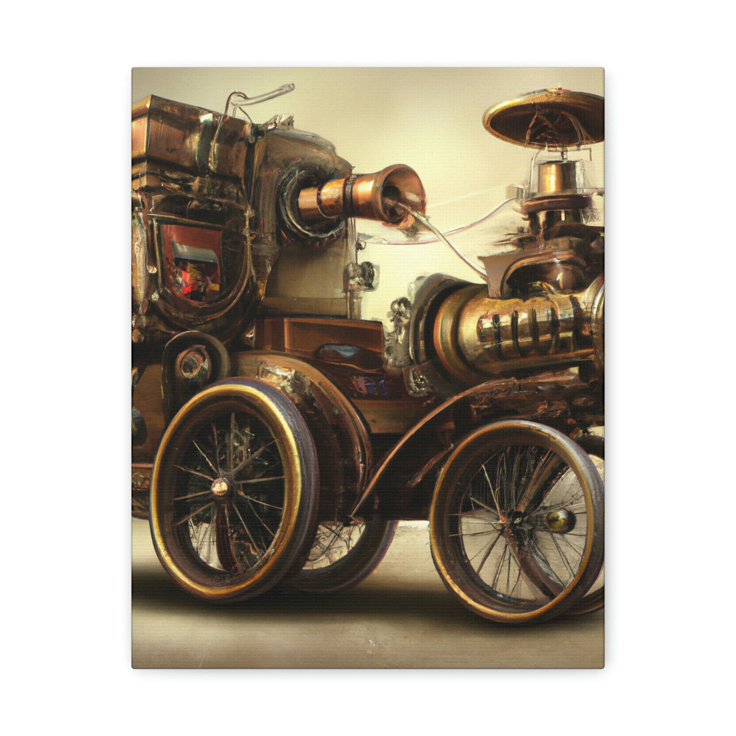 Steampunk Motor. - Canvas