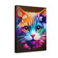 Vibrant Feline. - Canvas