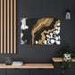 Glittering Ebony Cosmos - Canvas