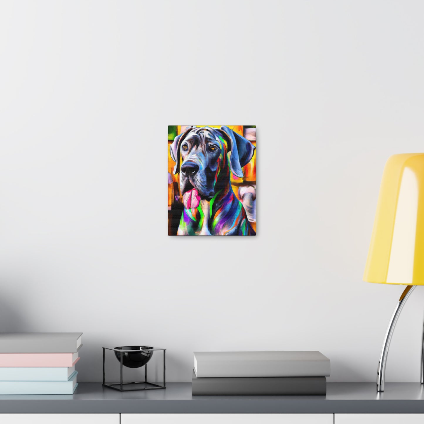 Colorful Canine Joy - Canvas