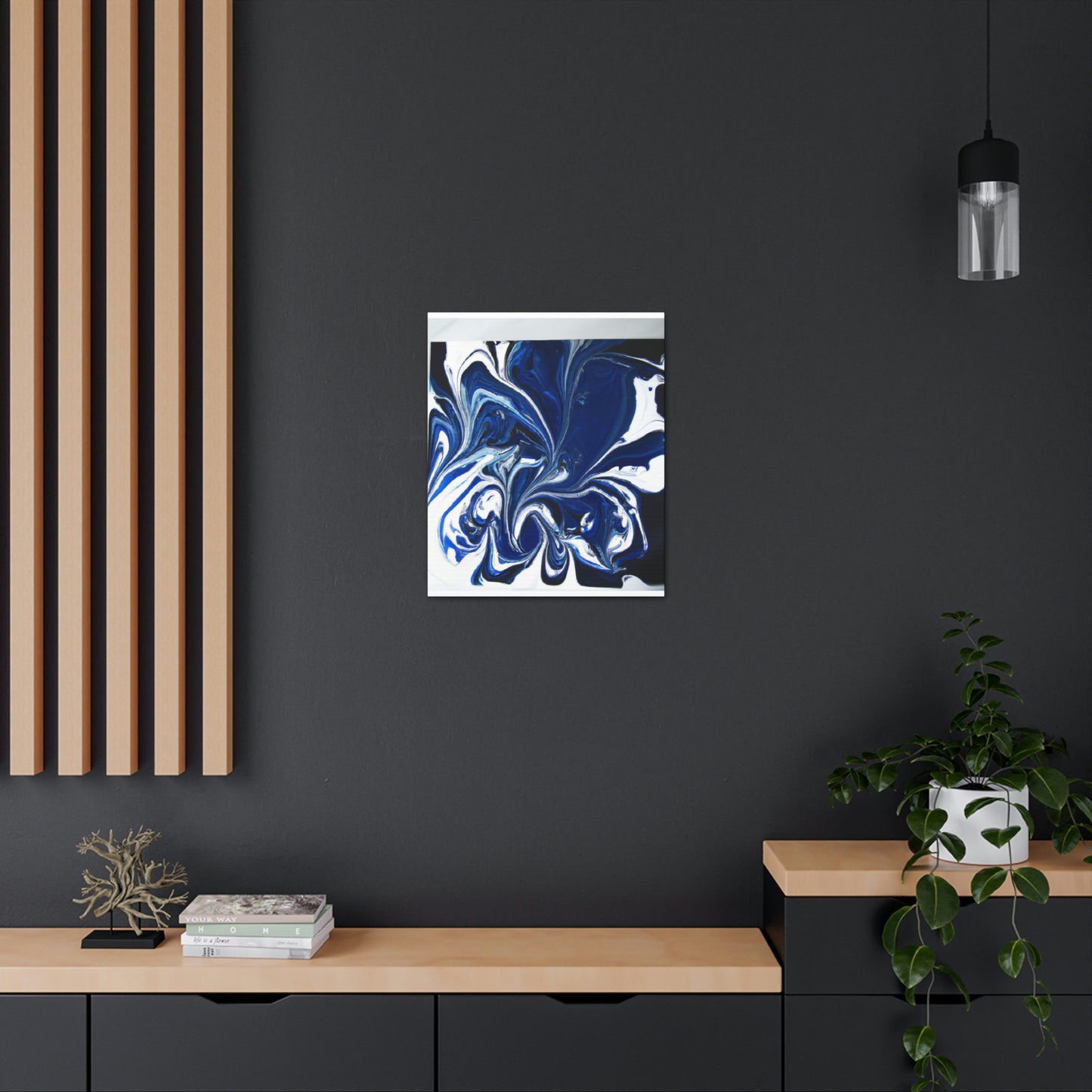 Blue Embrace. - Canvas